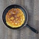 tamago egg pancake in pan