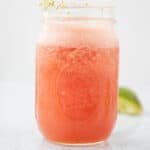 watermelon margarita with limes