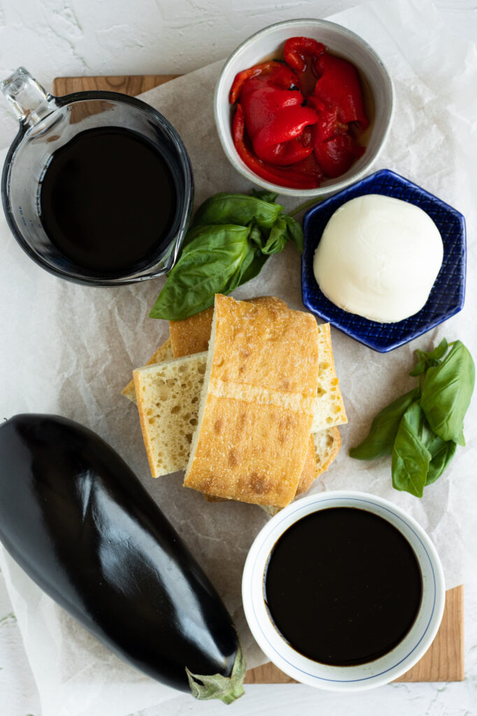 balsamic grilled eggplant sandwich ingredients