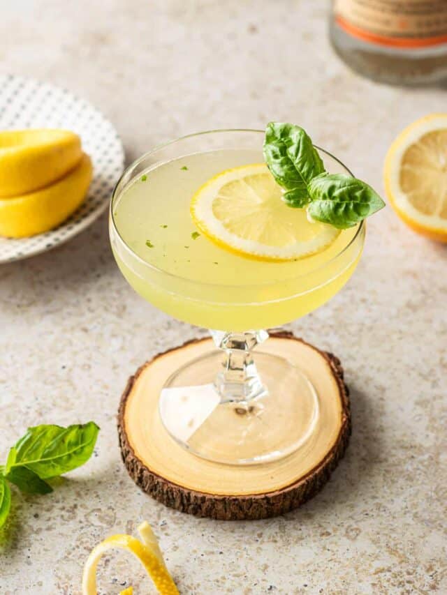 Lemon Basil Martini Toshi s Table