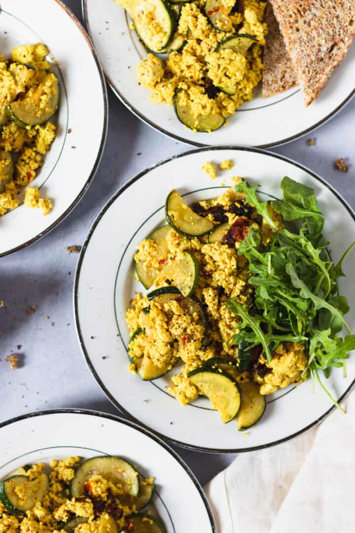 Zucchini Tofu Scramble Toshi's Table