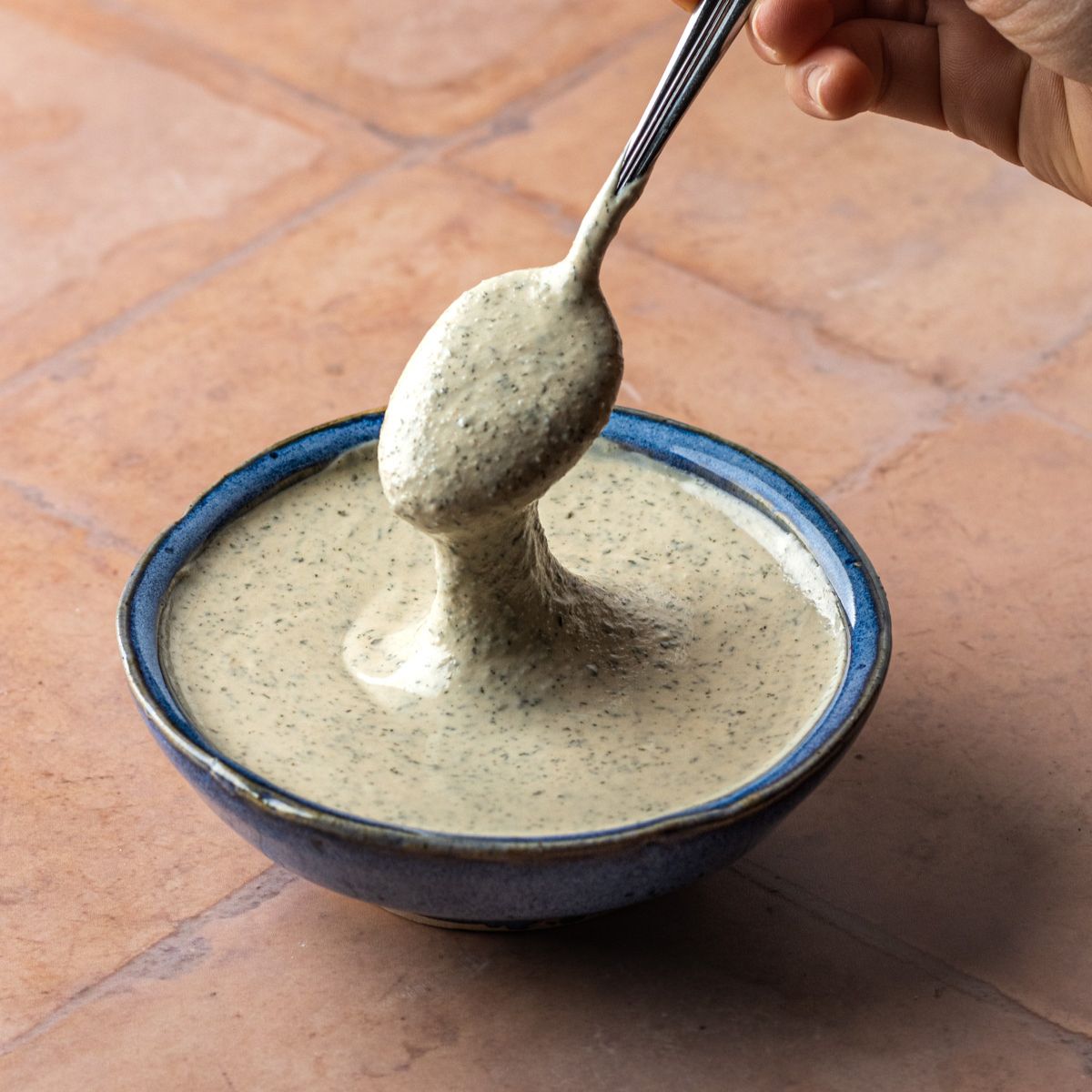 Easy Vegan Ranch Dip Using Tahini Toshi's Table