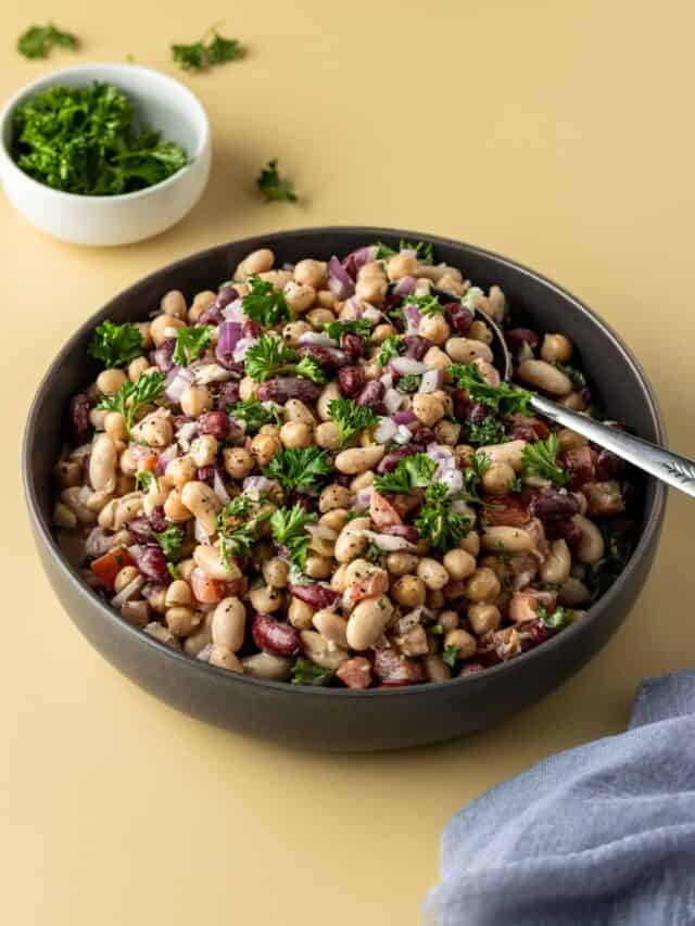 Vegan Bean Salad Toshi's Table