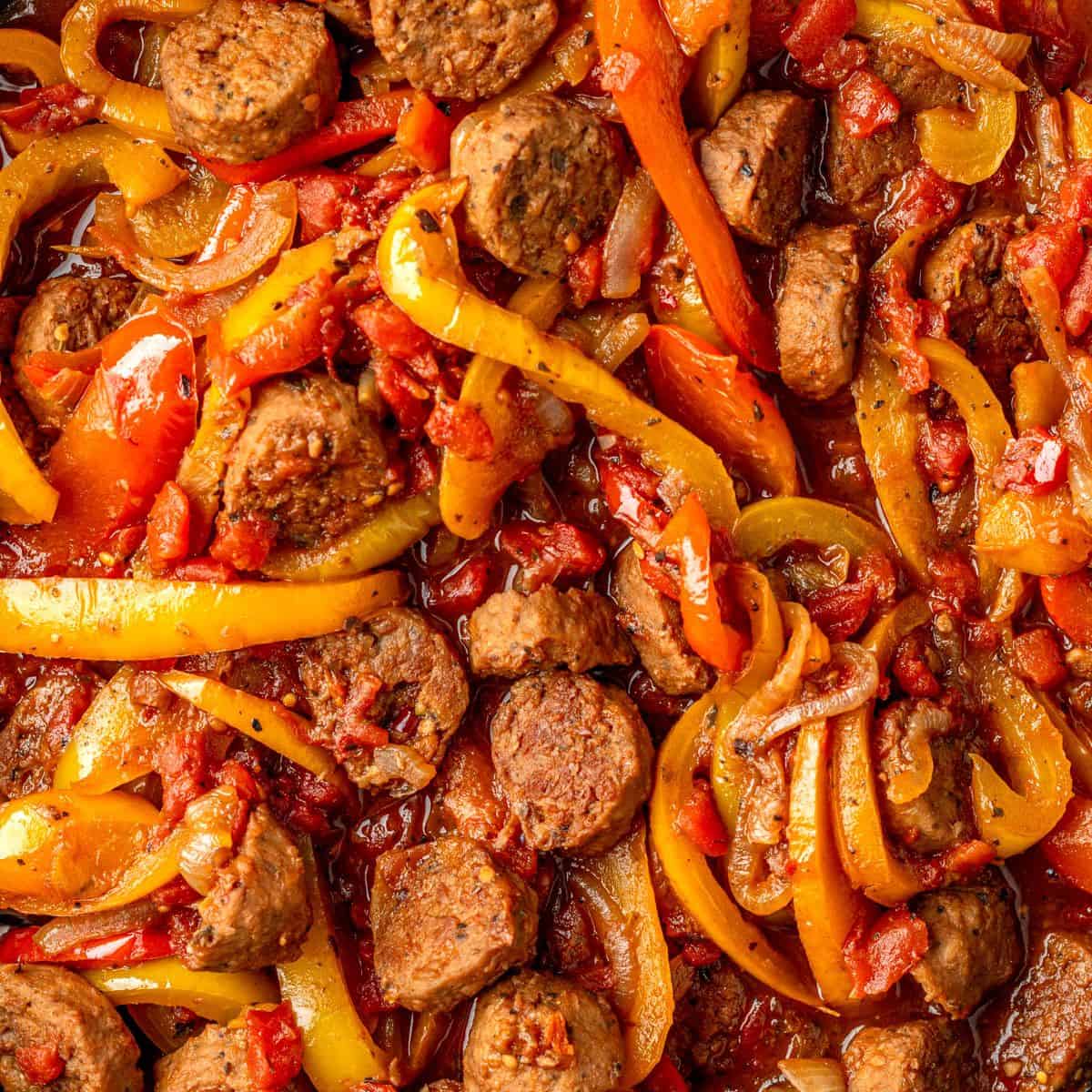 Sausage and peppers discount