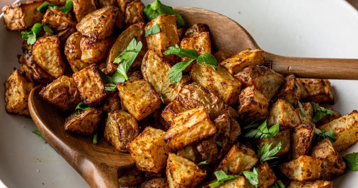 Air Fryer Diced Potatoes