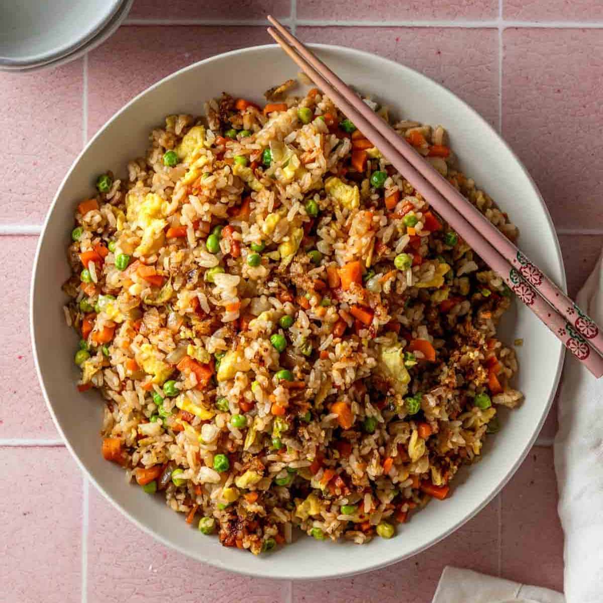 Vegetable Fried Rice Using Leftover Rice | Toshi's Table