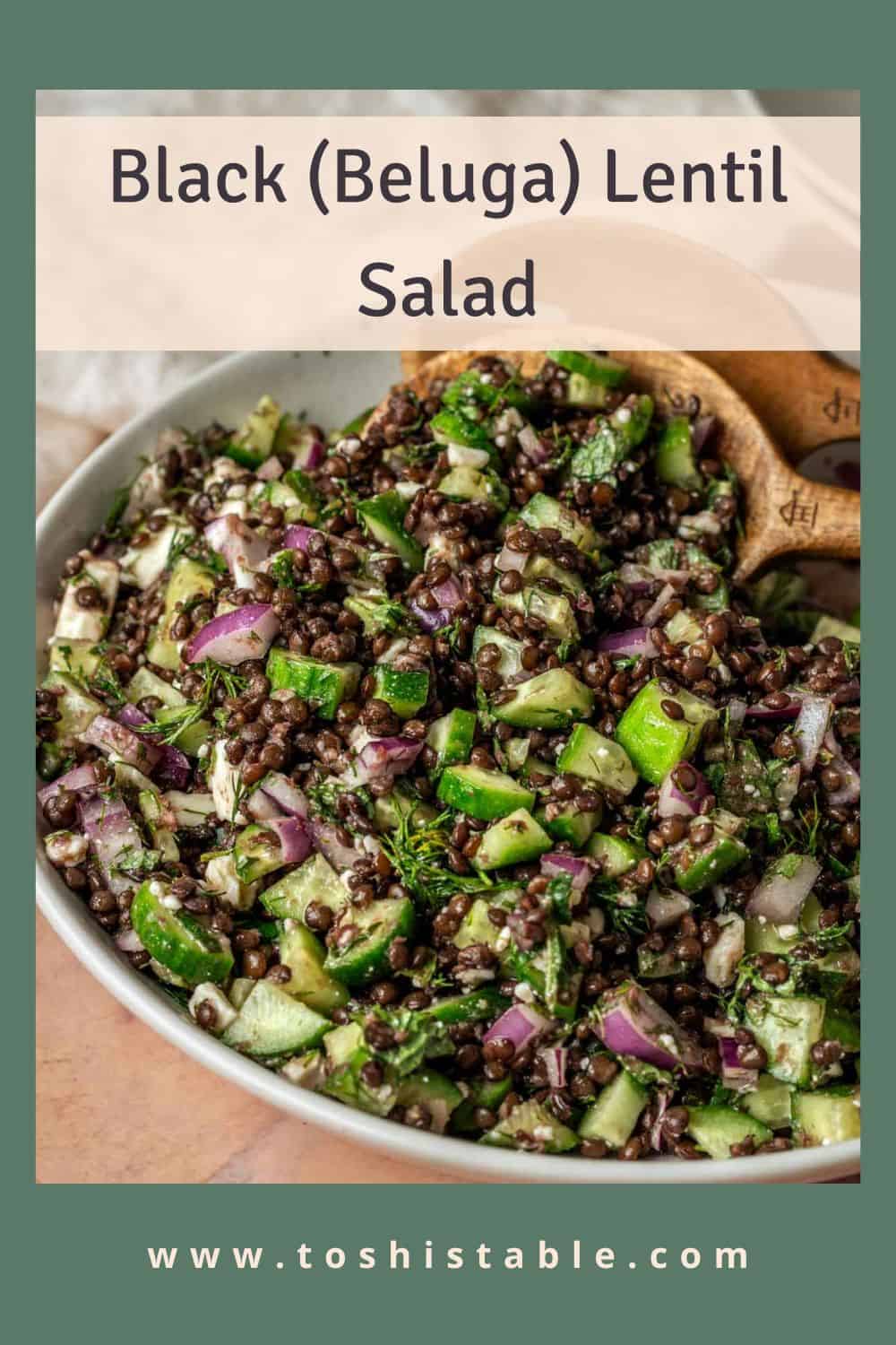 Simple Black Beluga Lentil Salad Toshi s Table